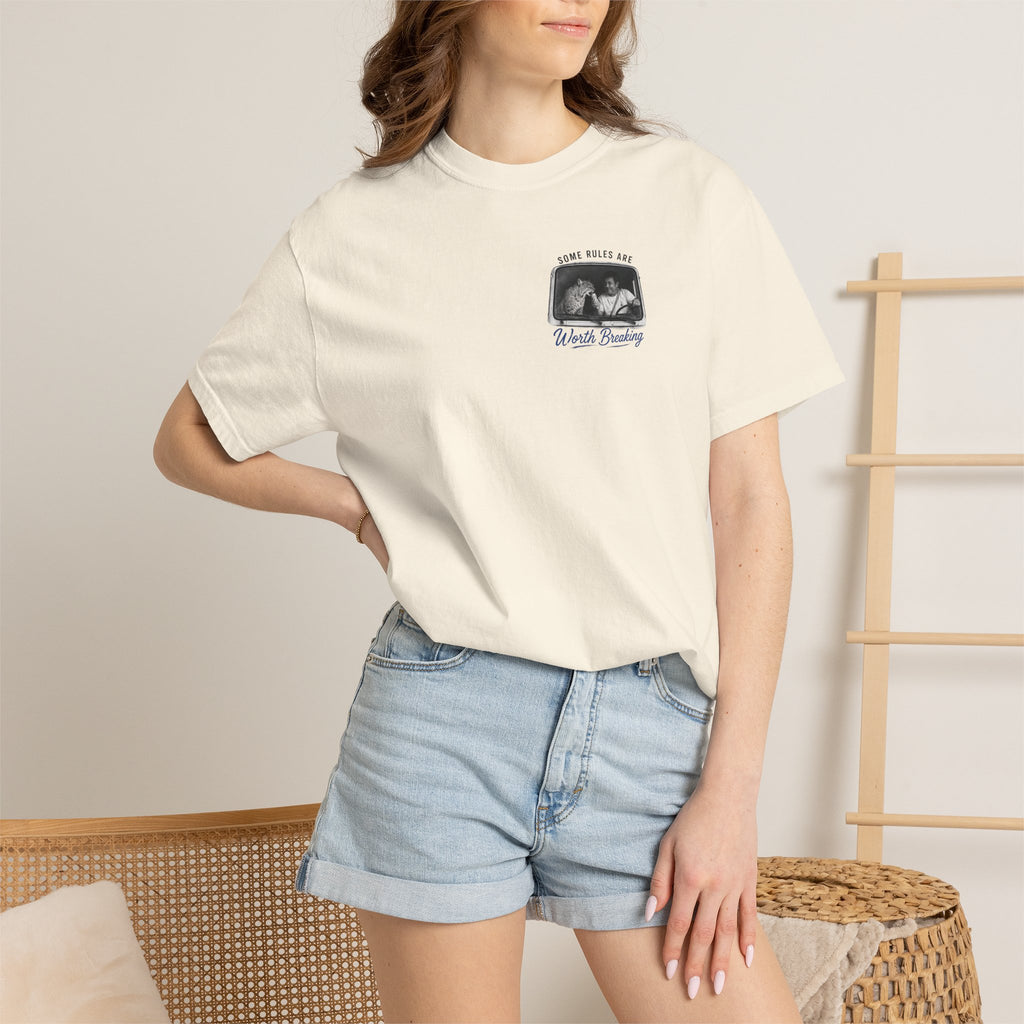 "Some Rules Are Worth Breaking" | Ice Cream Man & Lynx | Comfort Colors® T-Shirt