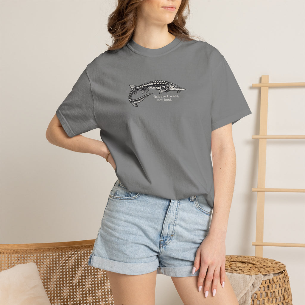 Sturgeon 'Fish Are Friends Not Food' T-Shirt