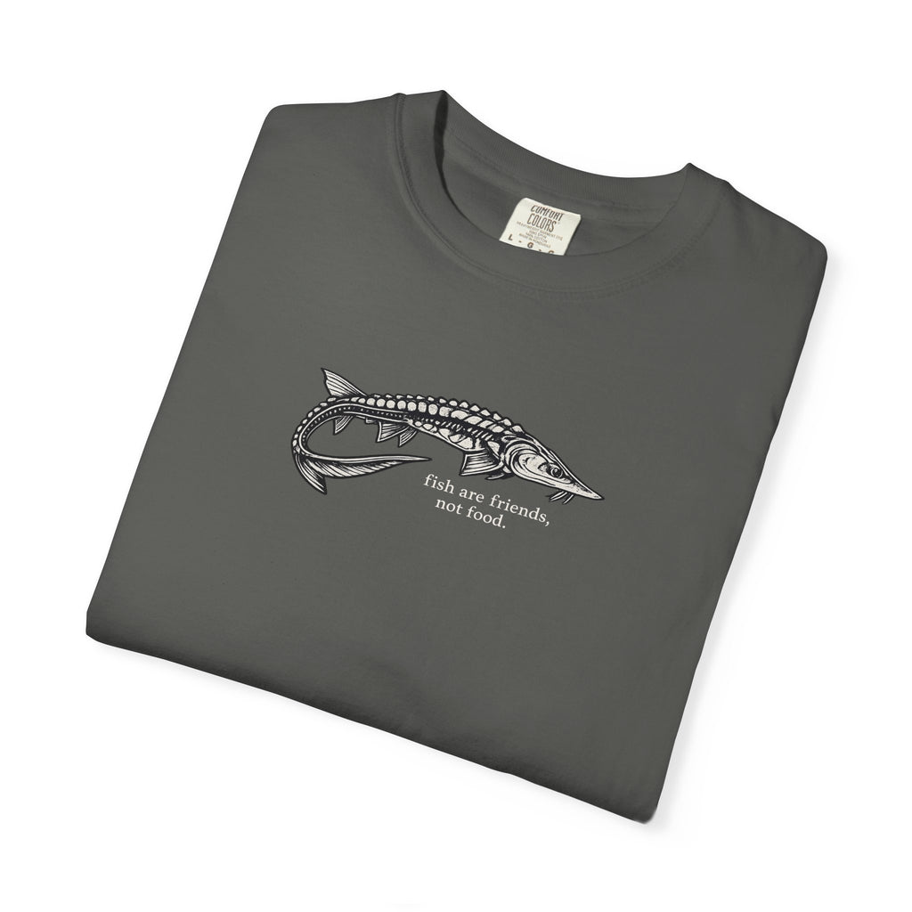 Sturgeon 'Fish Are Friends Not Food' T-Shirt