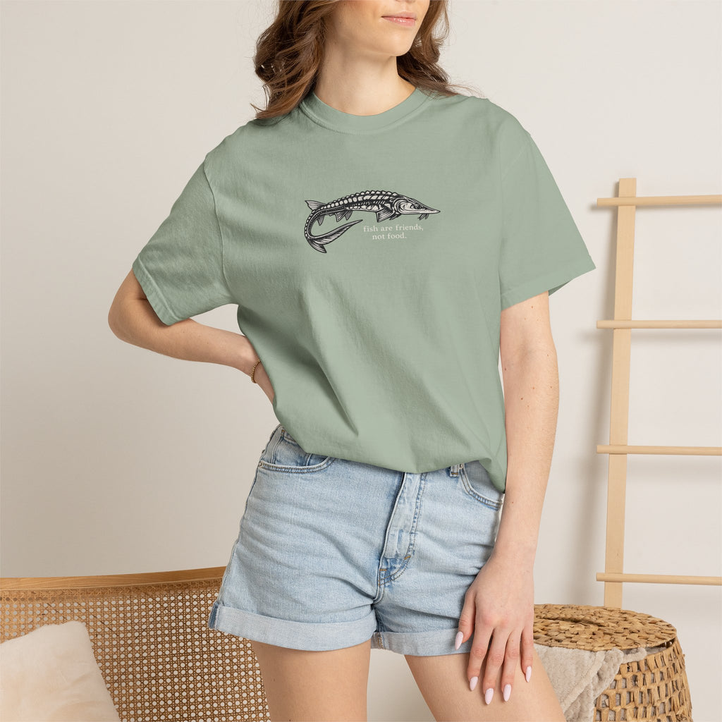 Sturgeon 'Fish Are Friends Not Food' T-Shirt