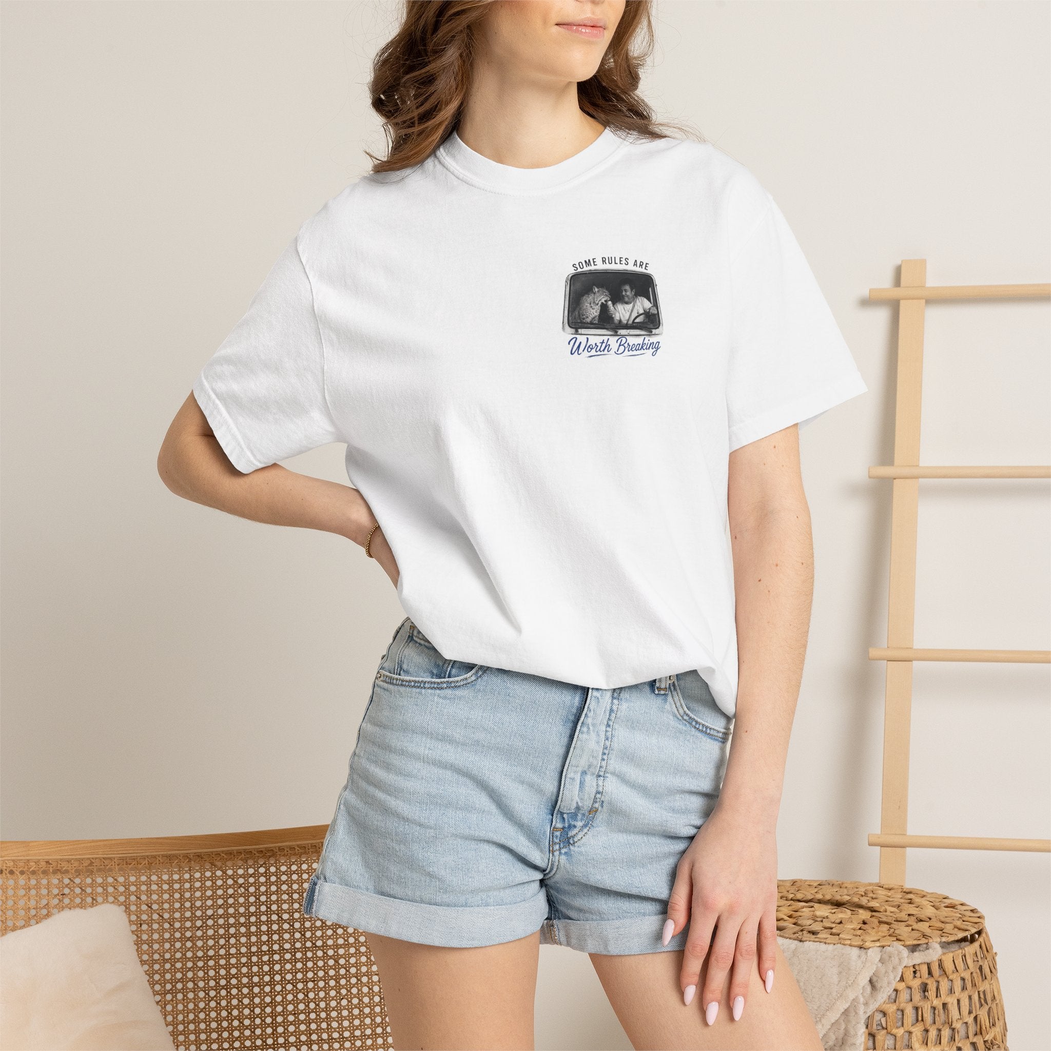 "Some Rules Are Worth Breaking" | Ice Cream Man & Lynx | Comfort Colors® T-Shirt