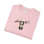 Panda on a Branch T-Shirt — Cute Hanging Panda Graphic Tee