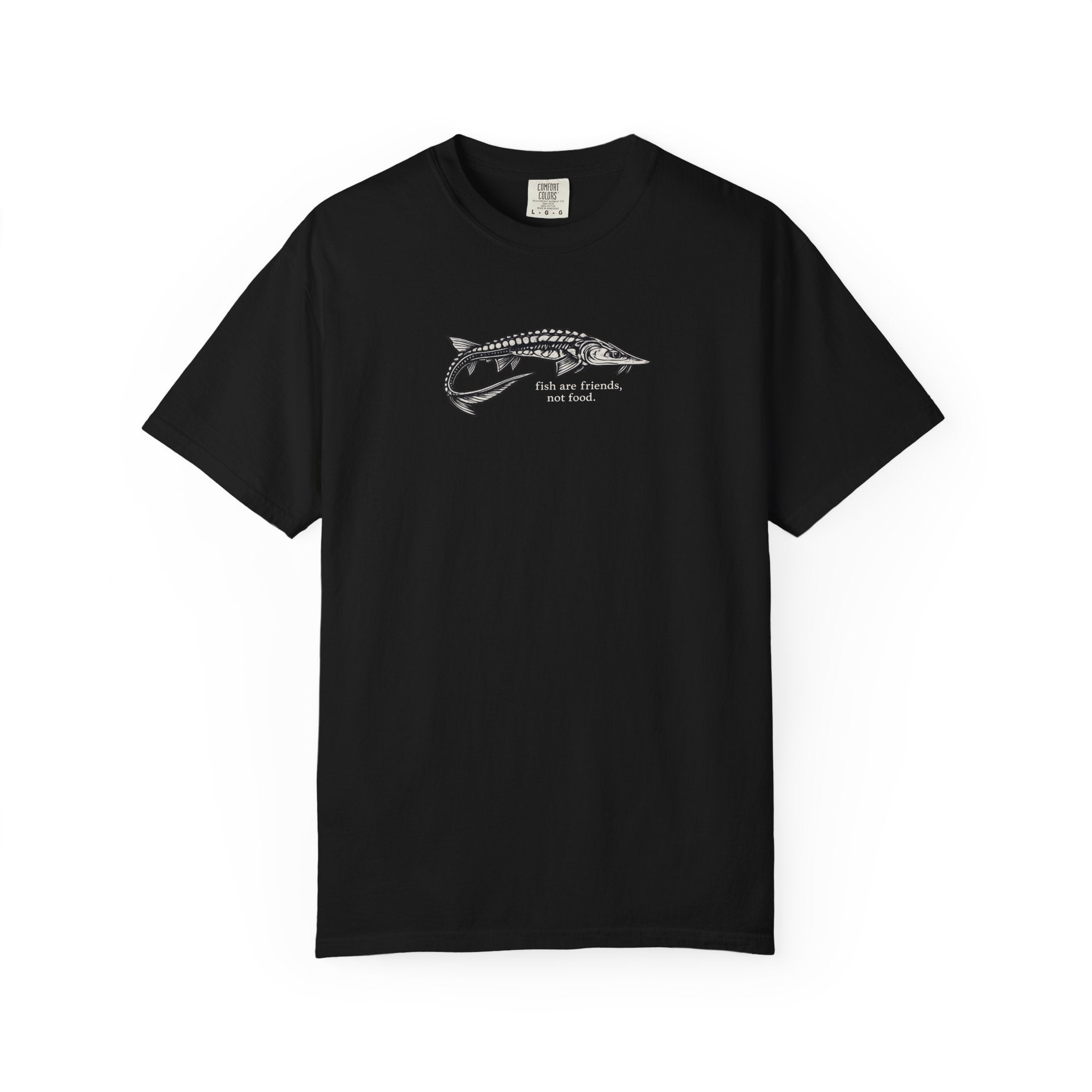 Sturgeon 'Fish Are Friends Not Food' T-Shirt