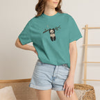 Panda on a Branch T-Shirt — Cute Hanging Panda Graphic Tee