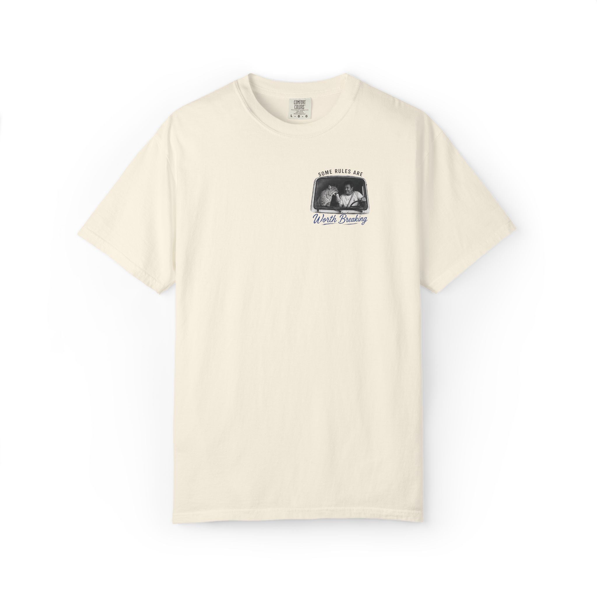 "Some Rules Are Worth Breaking" | Ice Cream Man & Lynx | Comfort Colors® T-Shirt