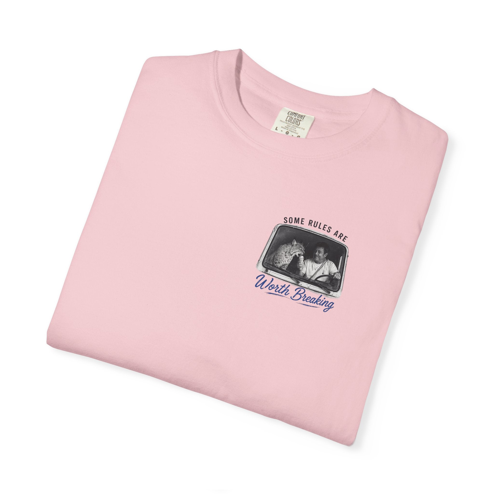 "Some Rules Are Worth Breaking" | Ice Cream Man & Lynx | Comfort Colors® T-Shirt