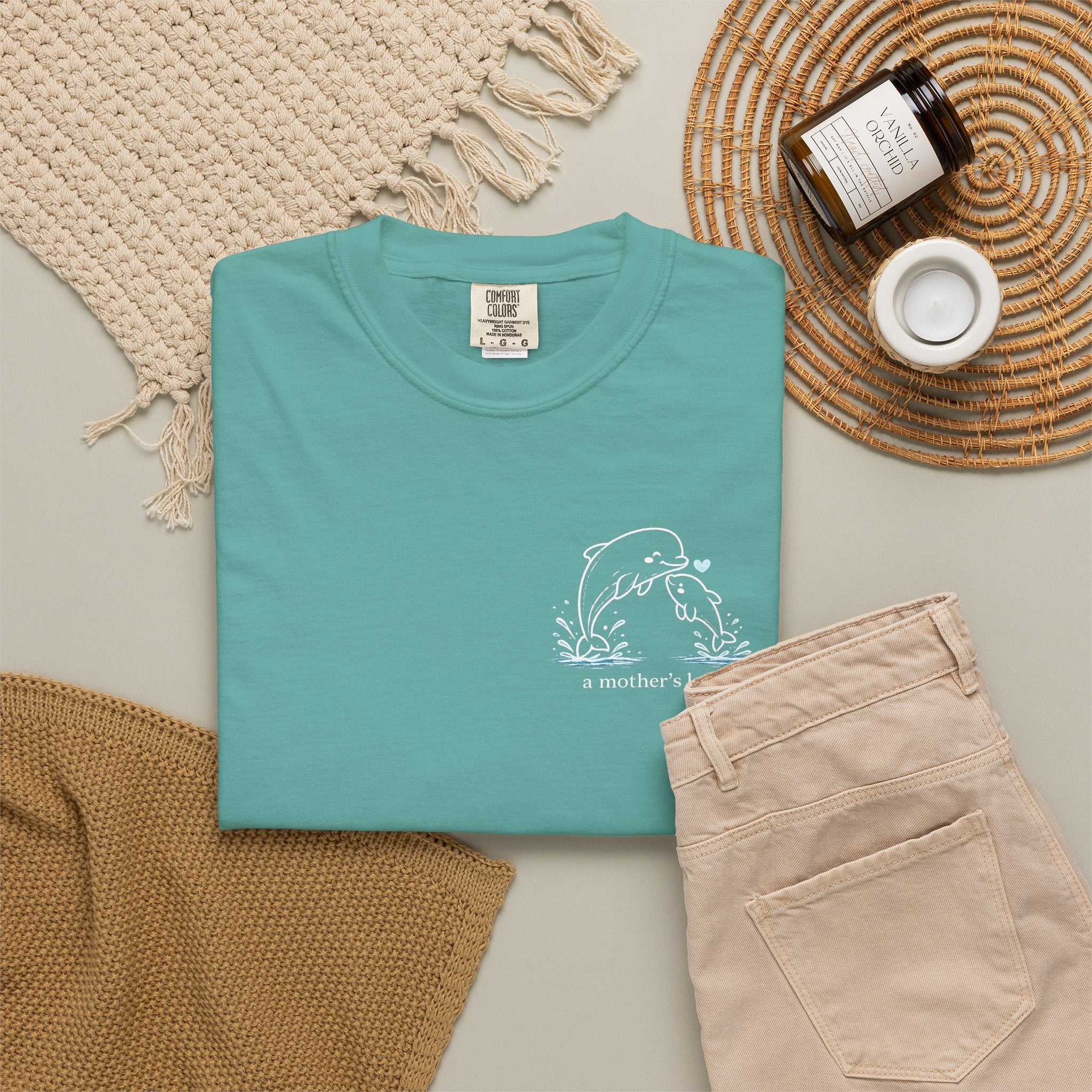 A Mother's Love | Mom & Baby Dolphin T-Shirt