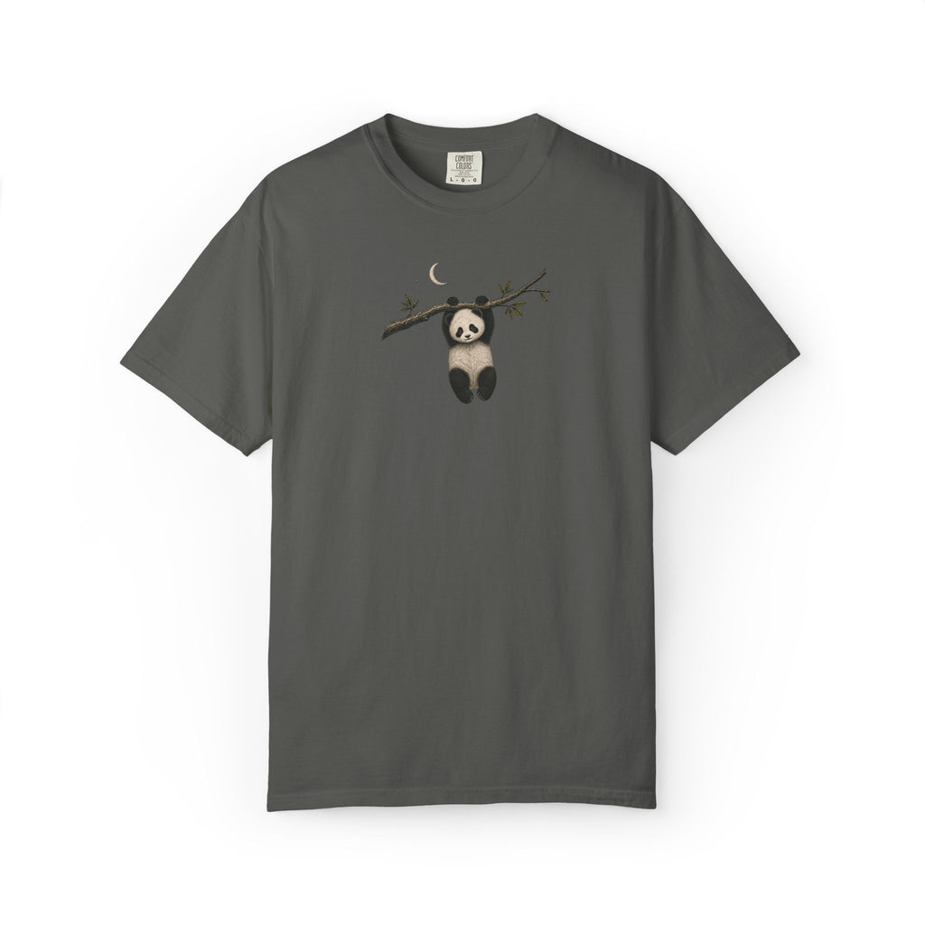 Panda on a Branch T-Shirt — Cute Hanging Panda Graphic Tee