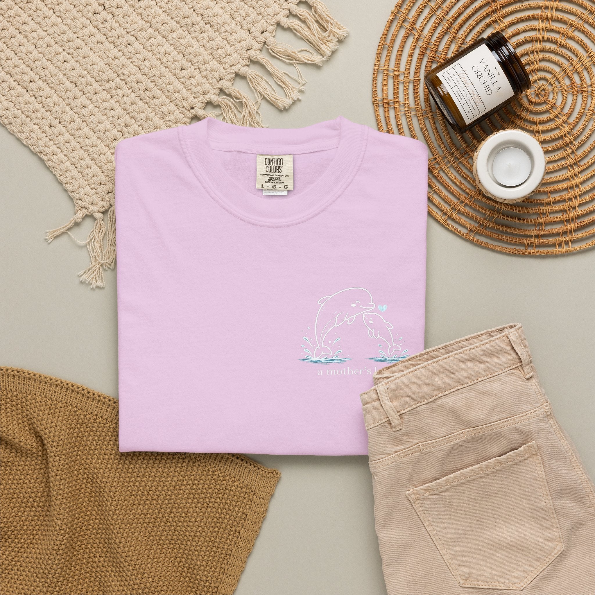 A Mother's Love | Mom & Baby Dolphin T-Shirt