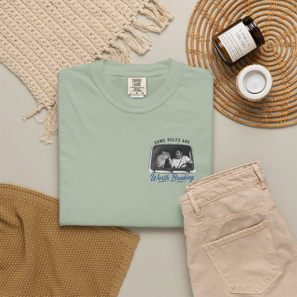 "Some Rules Are Worth Breaking" | Ice Cream Man & Lynx | Comfort Colors® T-Shirt