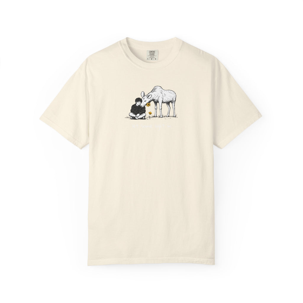 "Let a Little Light In" | Moose & Grieving | Man Comfort Colors® T-Shirt