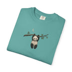 Panda on a Branch T-Shirt — Cute Hanging Panda Graphic Tee