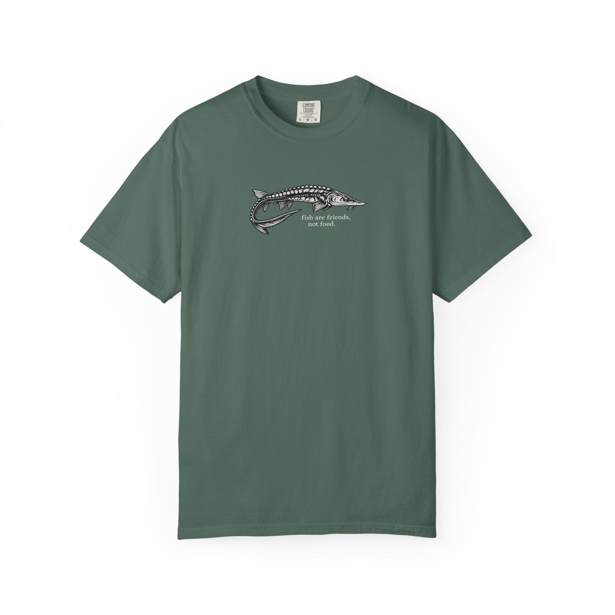 Sturgeon 'Fish Are Friends Not Food' T-Shirt