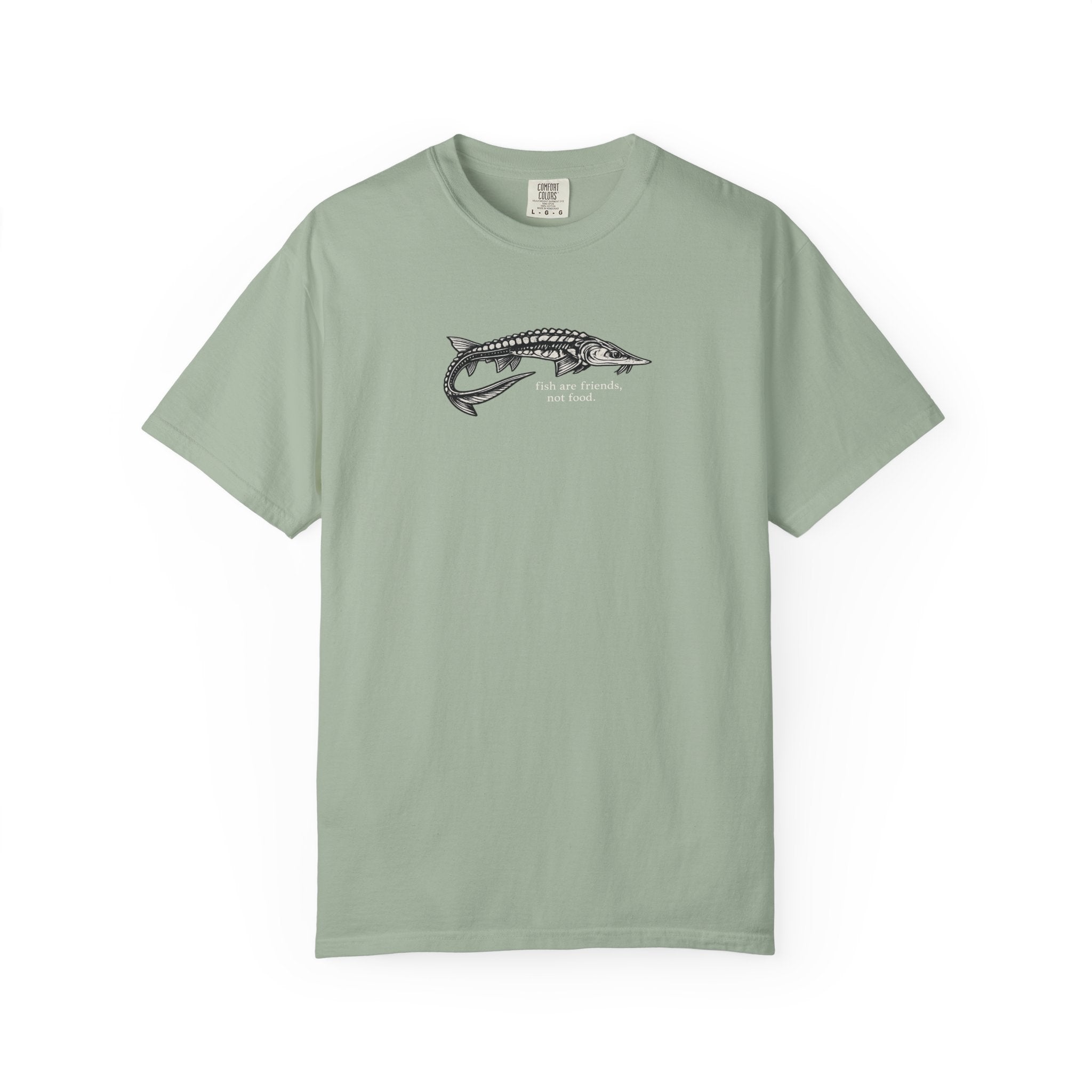 Sturgeon 'Fish Are Friends Not Food' T-Shirt