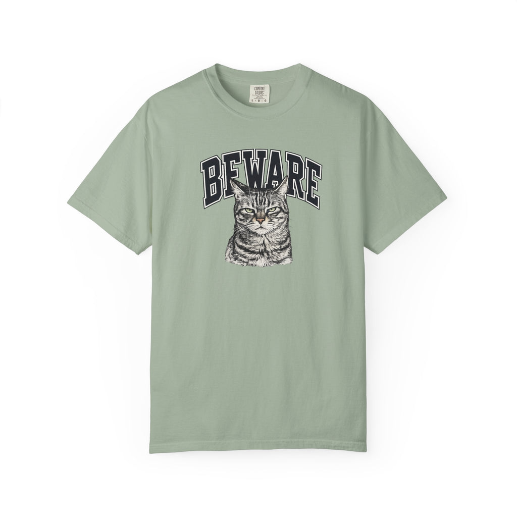 BEWARE Cat T-Shirt – Vintage Grumpy Cat Graphic Tee