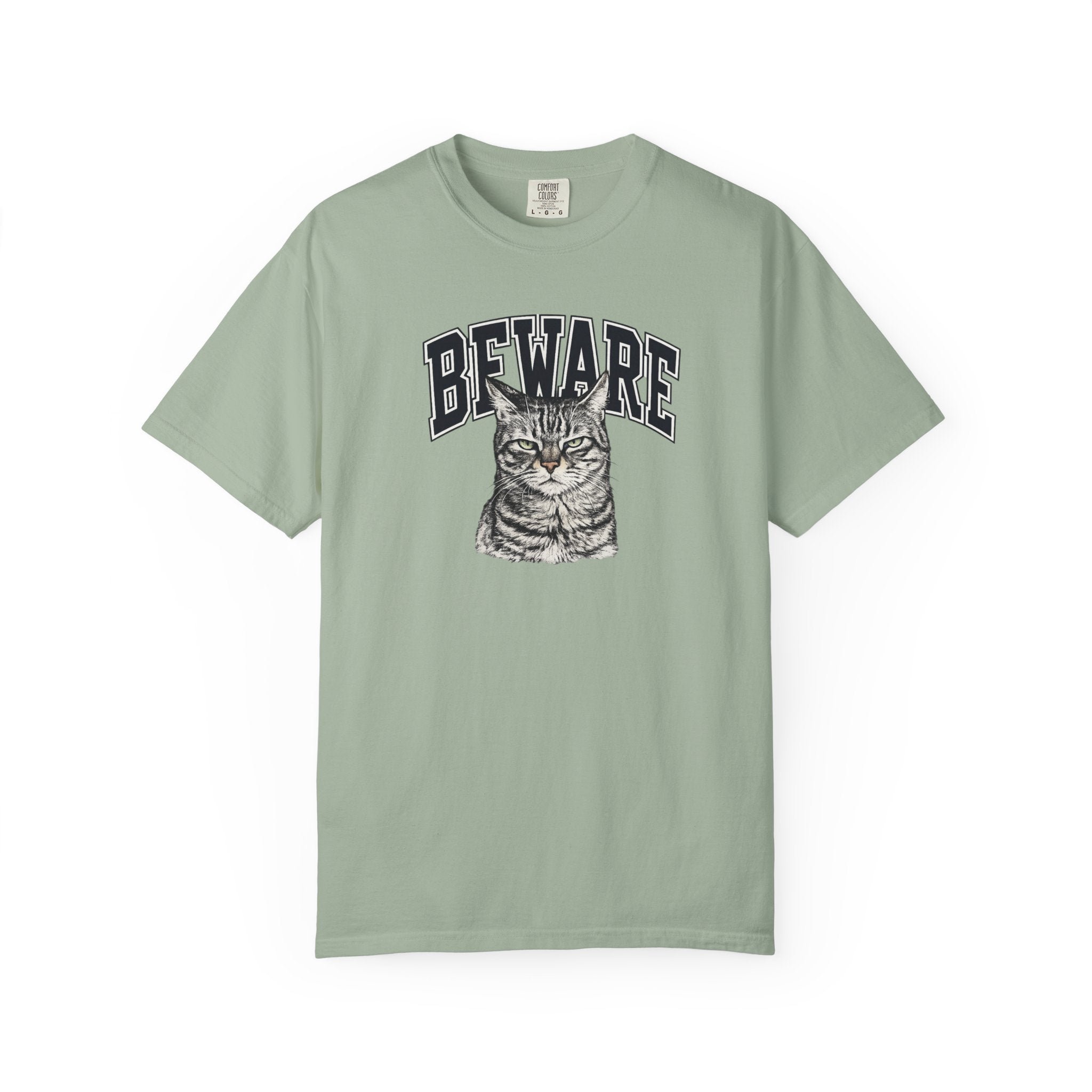 BEWARE Cat T-Shirt – Vintage Grumpy Cat Graphic Tee