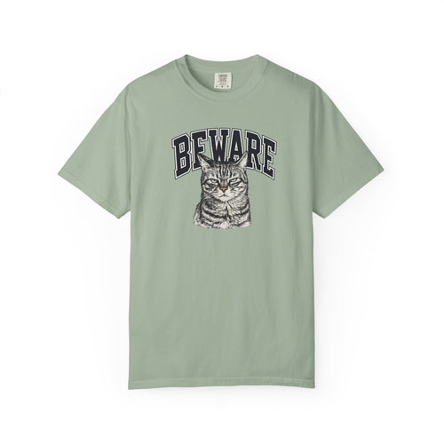 BEWARE Cat T-Shirt – Vintage Grumpy Cat Graphic Tee