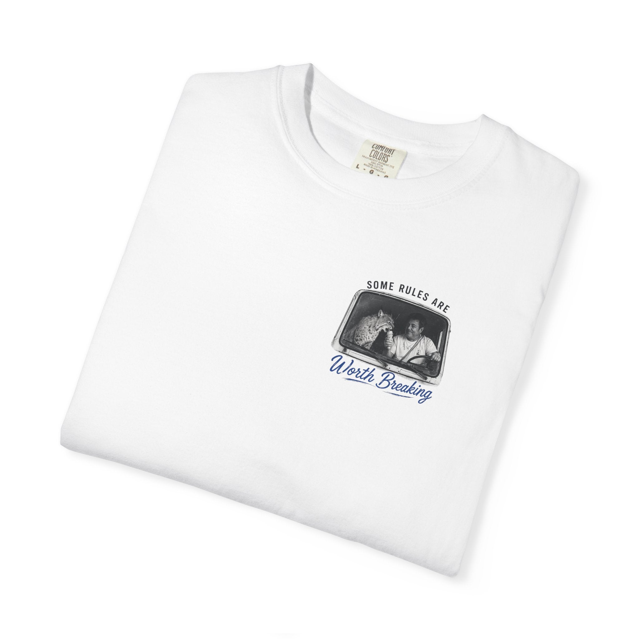"Some Rules Are Worth Breaking" | Ice Cream Man & Lynx | Comfort Colors® T-Shirt