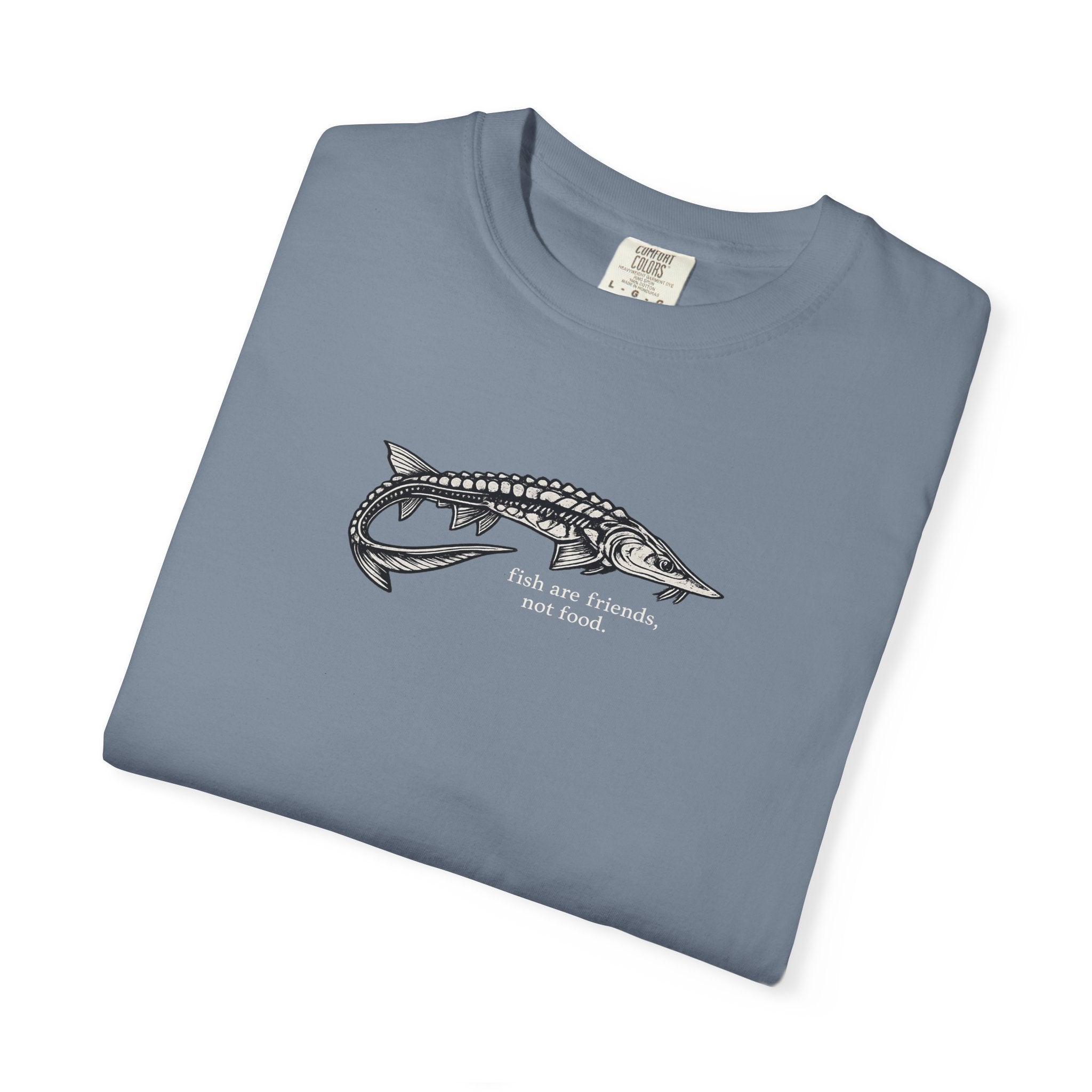 Sturgeon 'Fish Are Friends Not Food' T-Shirt
