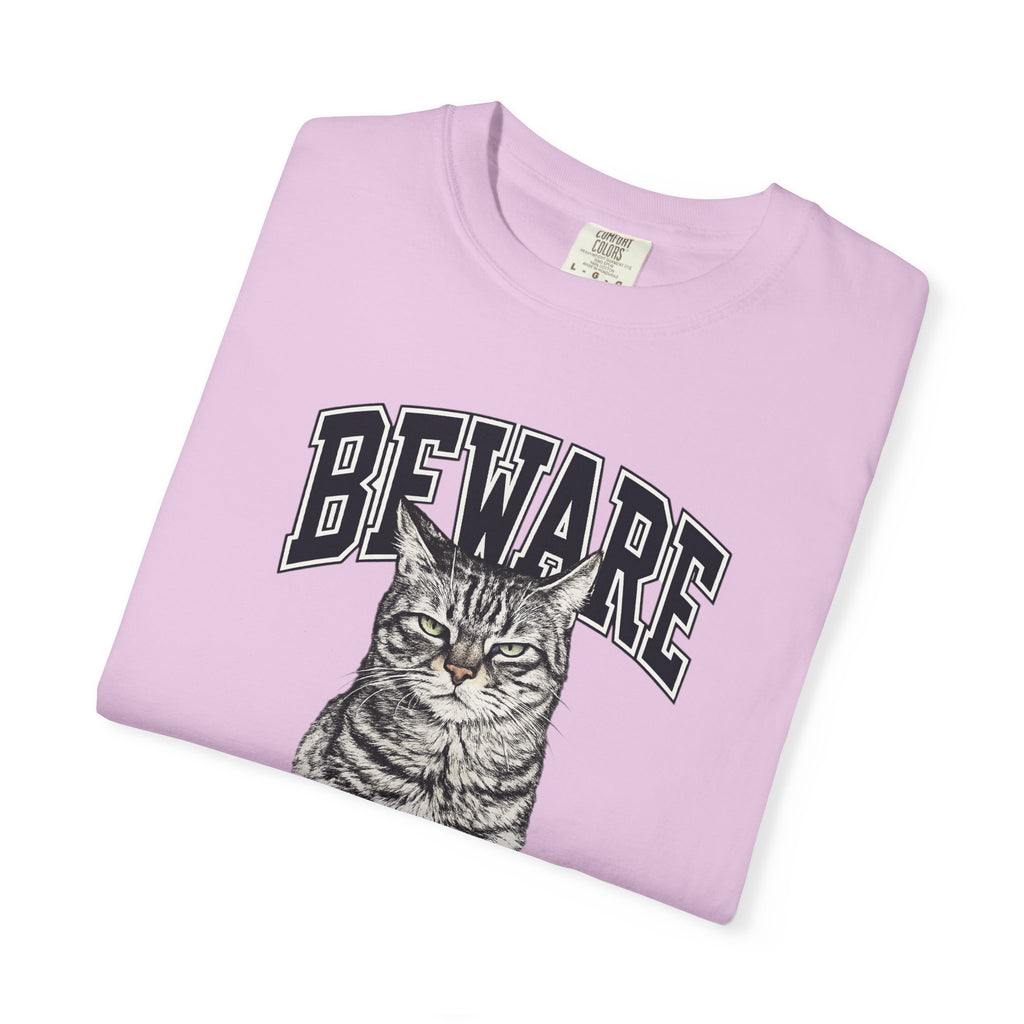 BEWARE Cat T-Shirt – Vintage Grumpy Cat Graphic Tee