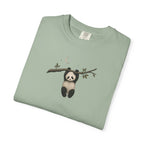 Panda on a Branch T-Shirt — Cute Hanging Panda Graphic Tee
