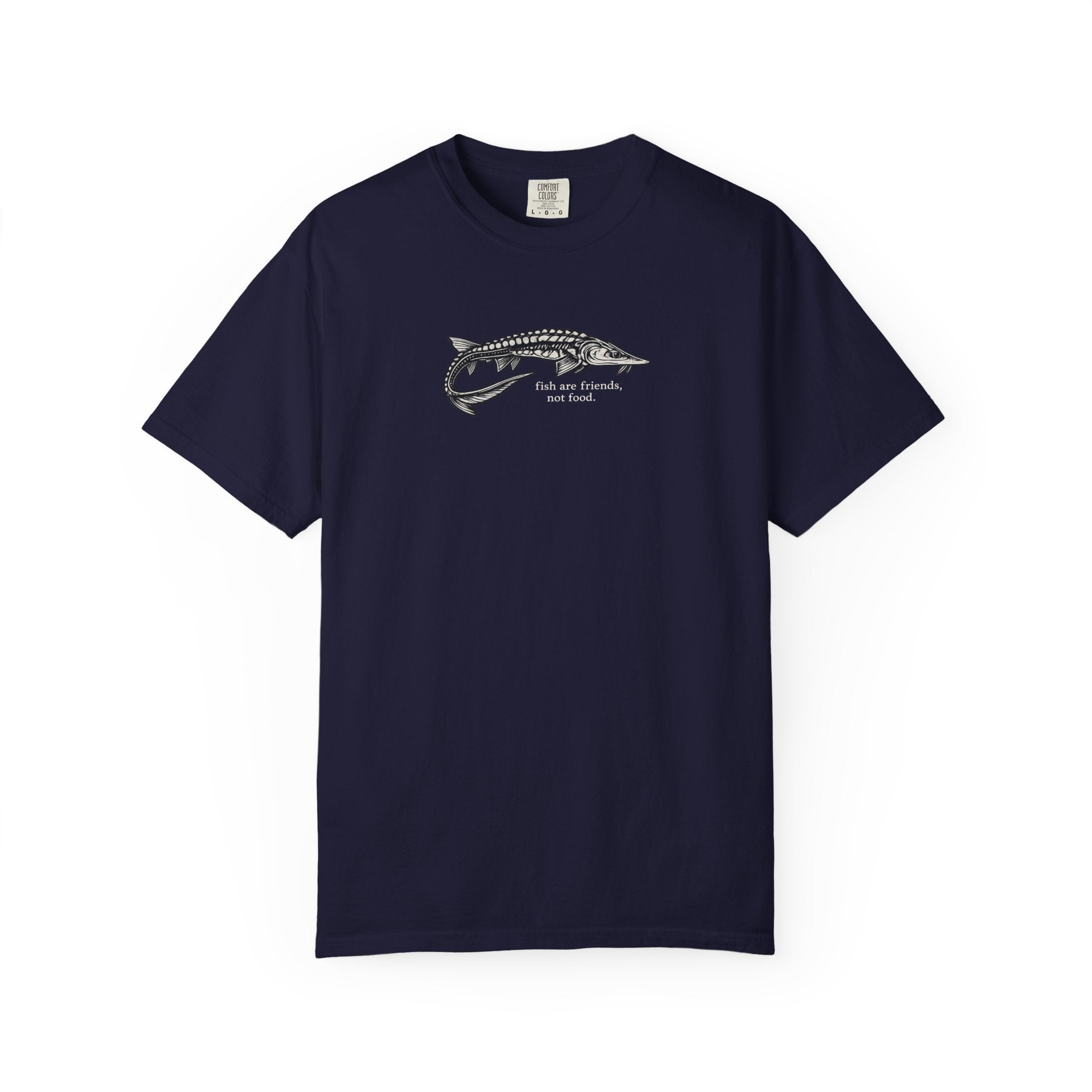 Sturgeon 'Fish Are Friends Not Food' T-Shirt