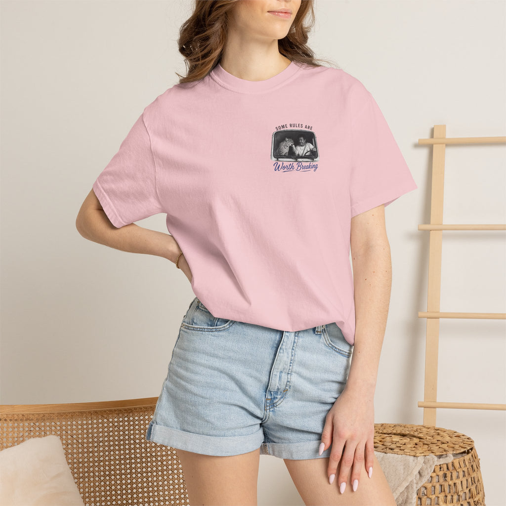 "Some Rules Are Worth Breaking" | Ice Cream Man & Lynx | Comfort Colors® T-Shirt