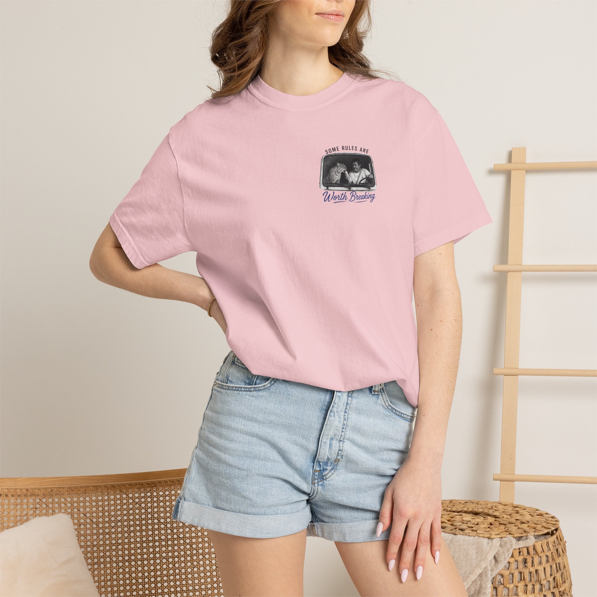 "Some Rules Are Worth Breaking" | Ice Cream Man & Lynx | Comfort Colors® T-Shirt