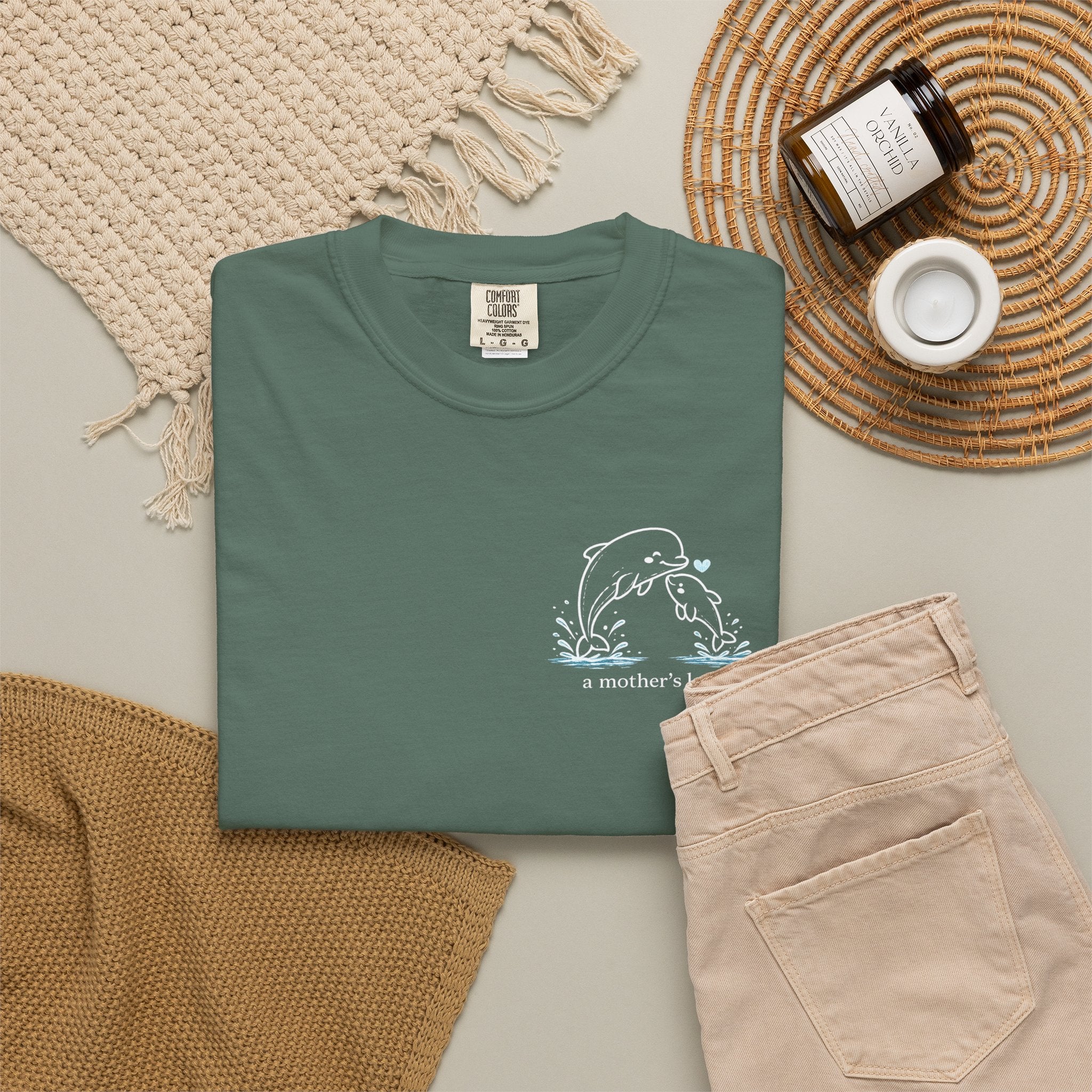 A Mother's Love | Mom & Baby Dolphin T-Shirt