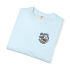Man, Dog and Seal Catch A Wave — Vintage Surf Graphic Tee