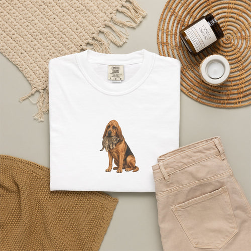 Bloodhound Rescue T-Shirt — Dog Protecting Cat
