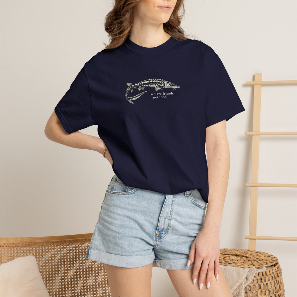Sturgeon 'Fish Are Friends Not Food' T-Shirt