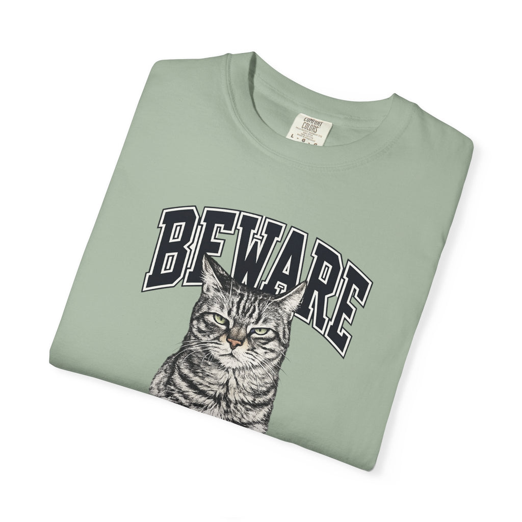 BEWARE Cat T-Shirt – Vintage Grumpy Cat Graphic Tee