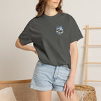 Man, Dog and Seal Catch A Wave — Vintage Surf Graphic Tee